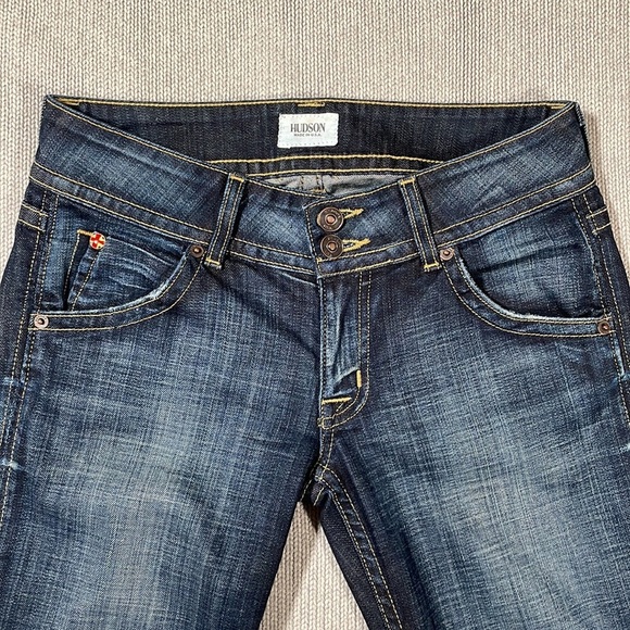 Hudson Bootcut Jeans size 27 (size 6, small) Lowrise - Picture 3 of 11